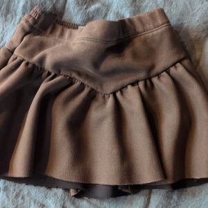 Chocolate Brown Kids Skirt